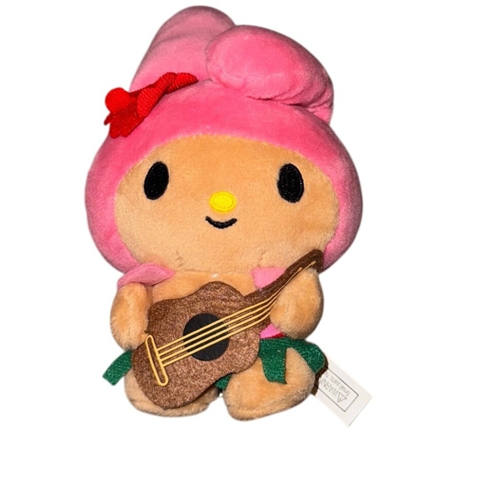 My Melody Hawaii Plush Toy‎ Sanrio Hula Guitarist Stuffed Animal Souvenir